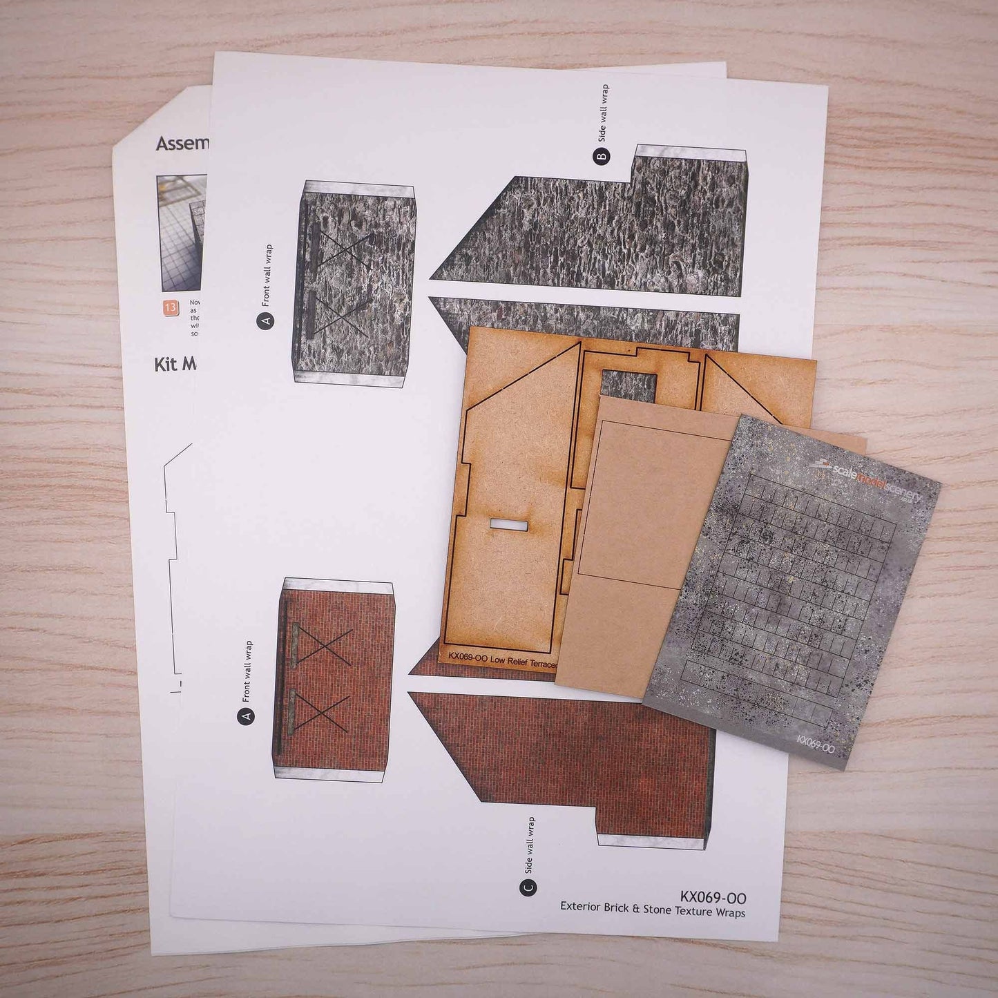 Scale Model Scenery KX069 Low-Relief Period Shop OO/HO Gauge