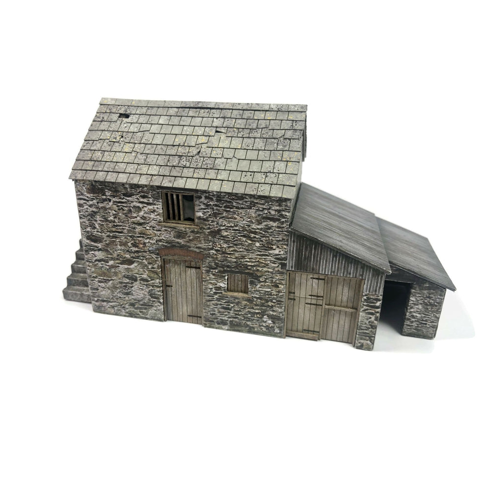 Scale Model Scenery KX084 Polsue Barn OO/HO Gauge