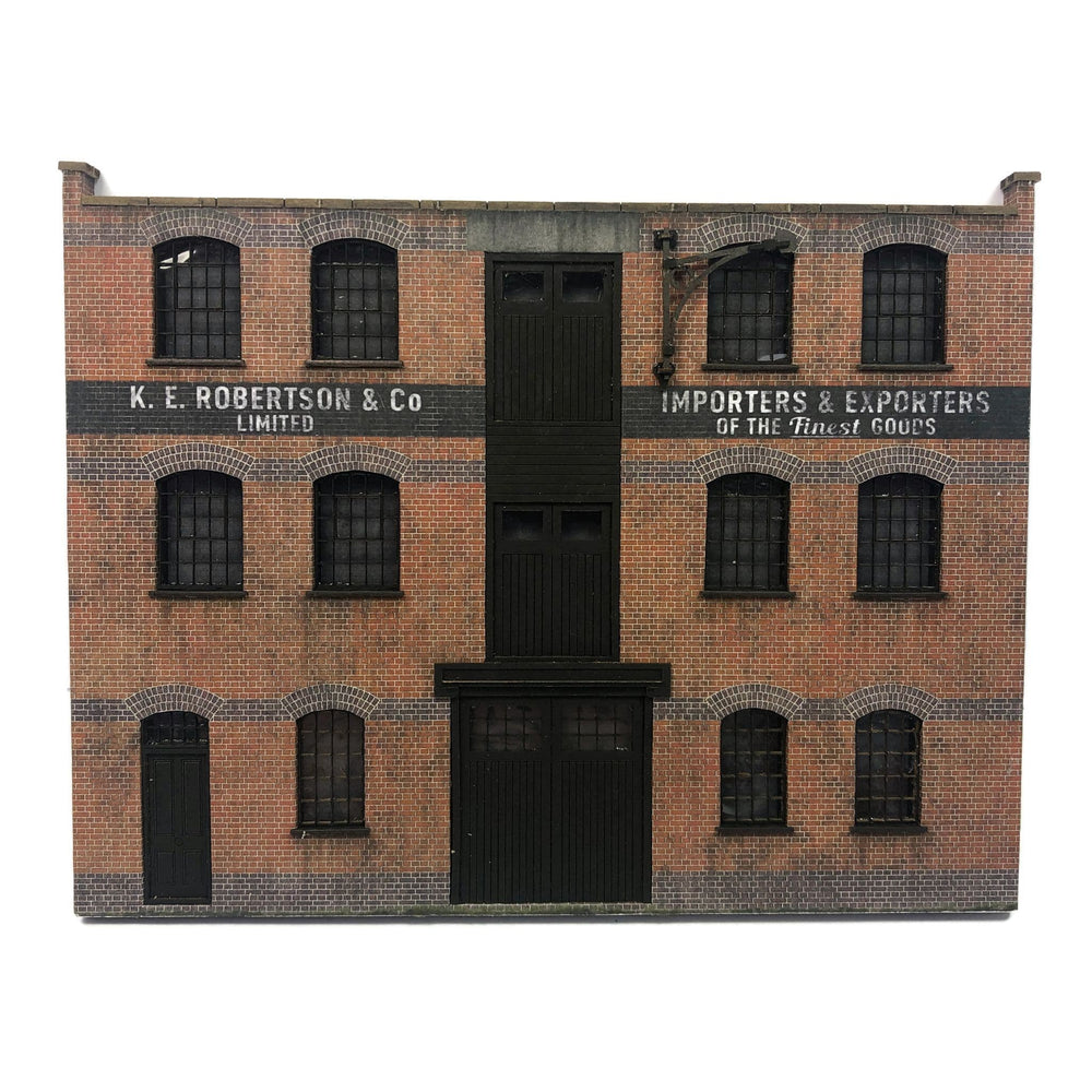 Scale Model Scenery KX091 Ultra-Low Relief Warehouse OO/HO Gauge