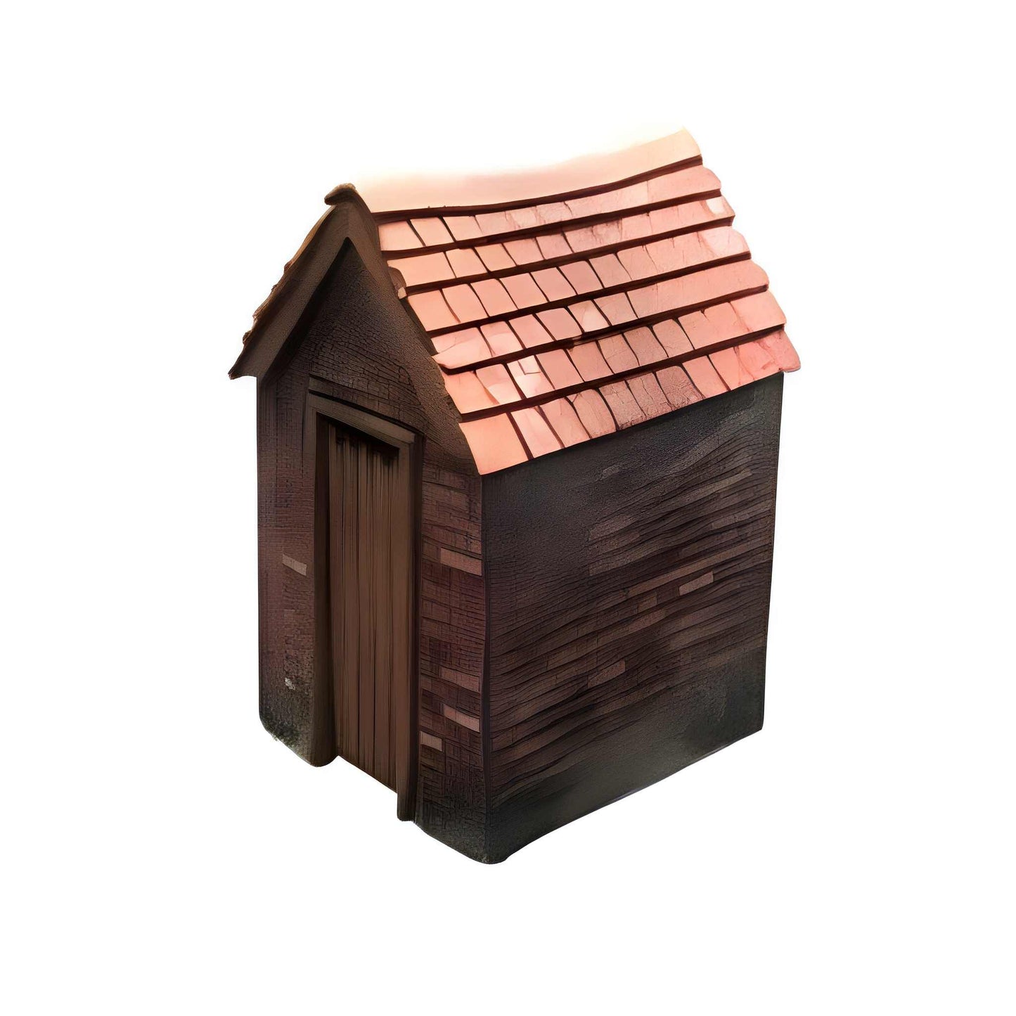 Scale Model Scenery KX096 Privy/Outhouse OO/HO Gauge