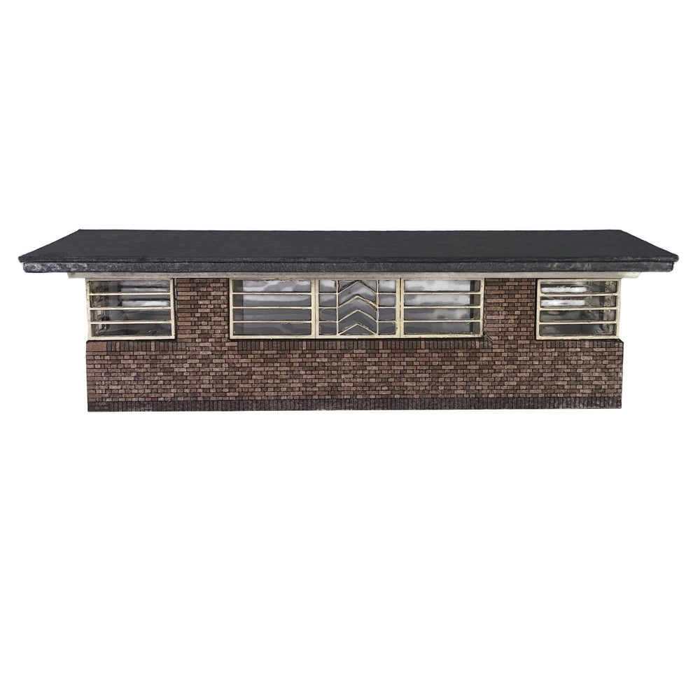 Scale Model Scenery KX097 1930's Art Deco Bus Shelter OO/HO Gauge