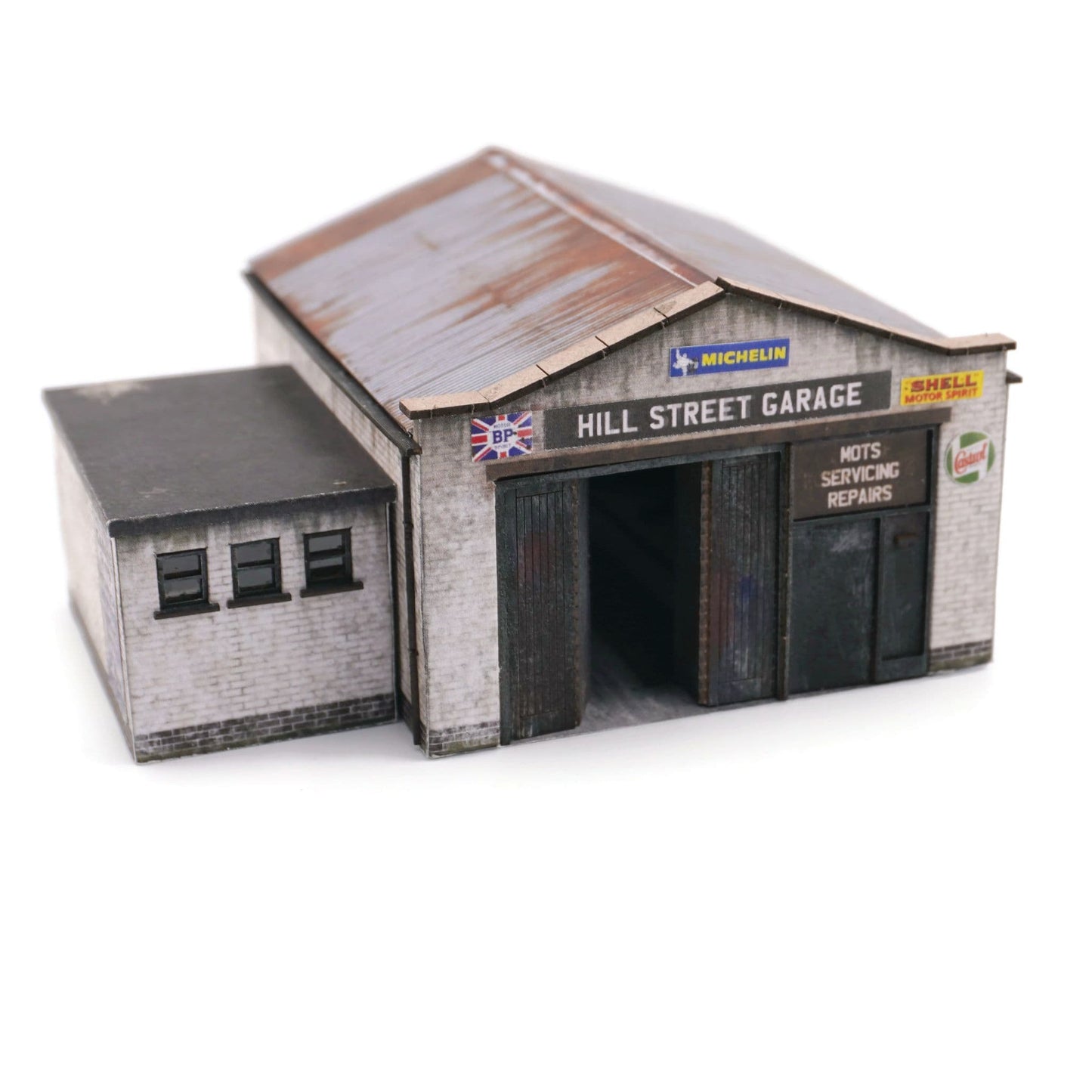 Scale Model Scenery KX112 Backstreet Garage OO/HO Gauge