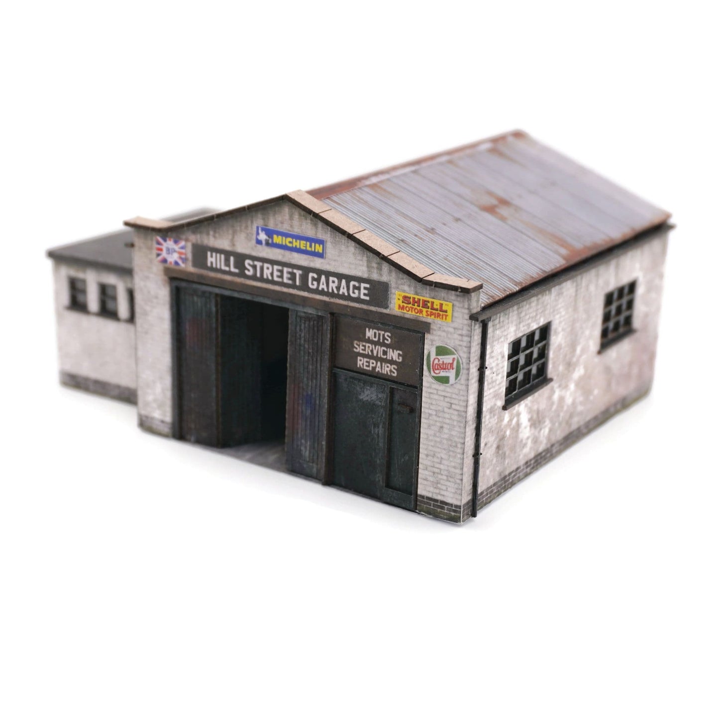 Scale Model Scenery KX112 Backstreet Garage OO/HO Gauge