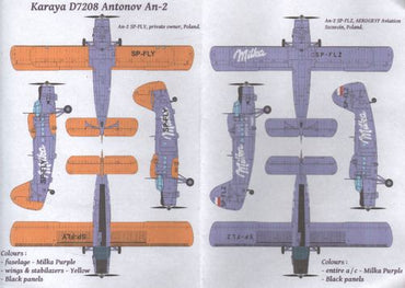 Karaya KYD7208 1:72 Antonov An-2 in 'Milka' livery