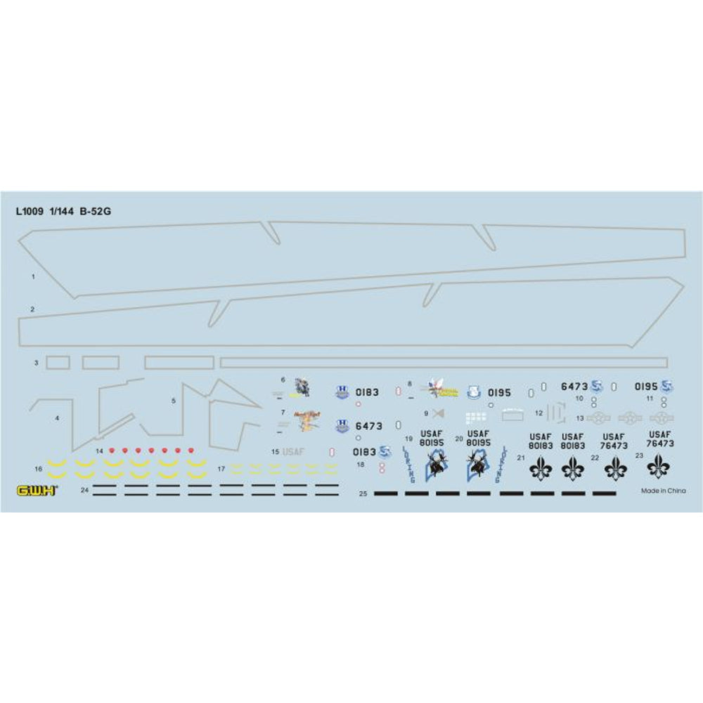 Great Wall Hobby L1009 B-52G Stratofortress Strategic Bomber 1:144 Model Kit