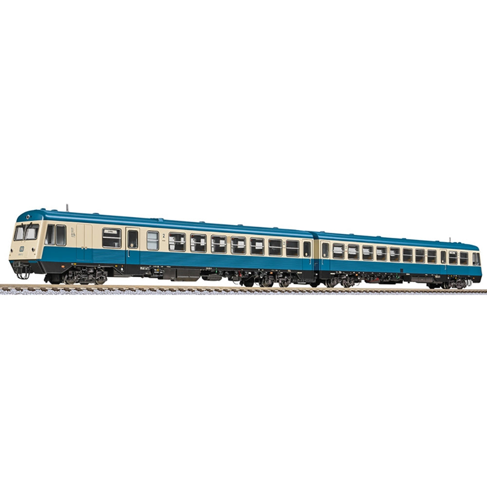 Liliput L133215 2-Unit Railcar Class 628 001-0/011-9, "Lindau" Scharfenberg HO