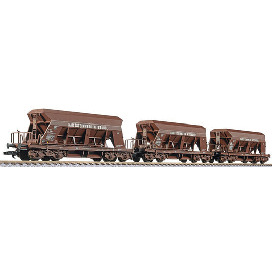 Liliput L230169 3-Unit Ballast Wagon Hartsteinwerk Kitzbühel ÖBB Era IV HO Gauge