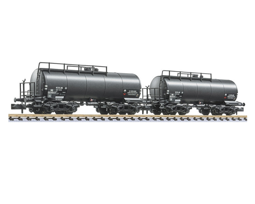 Liliput L260116 2-unit set, 4-axle tank wagon, NS, era III N Gauge