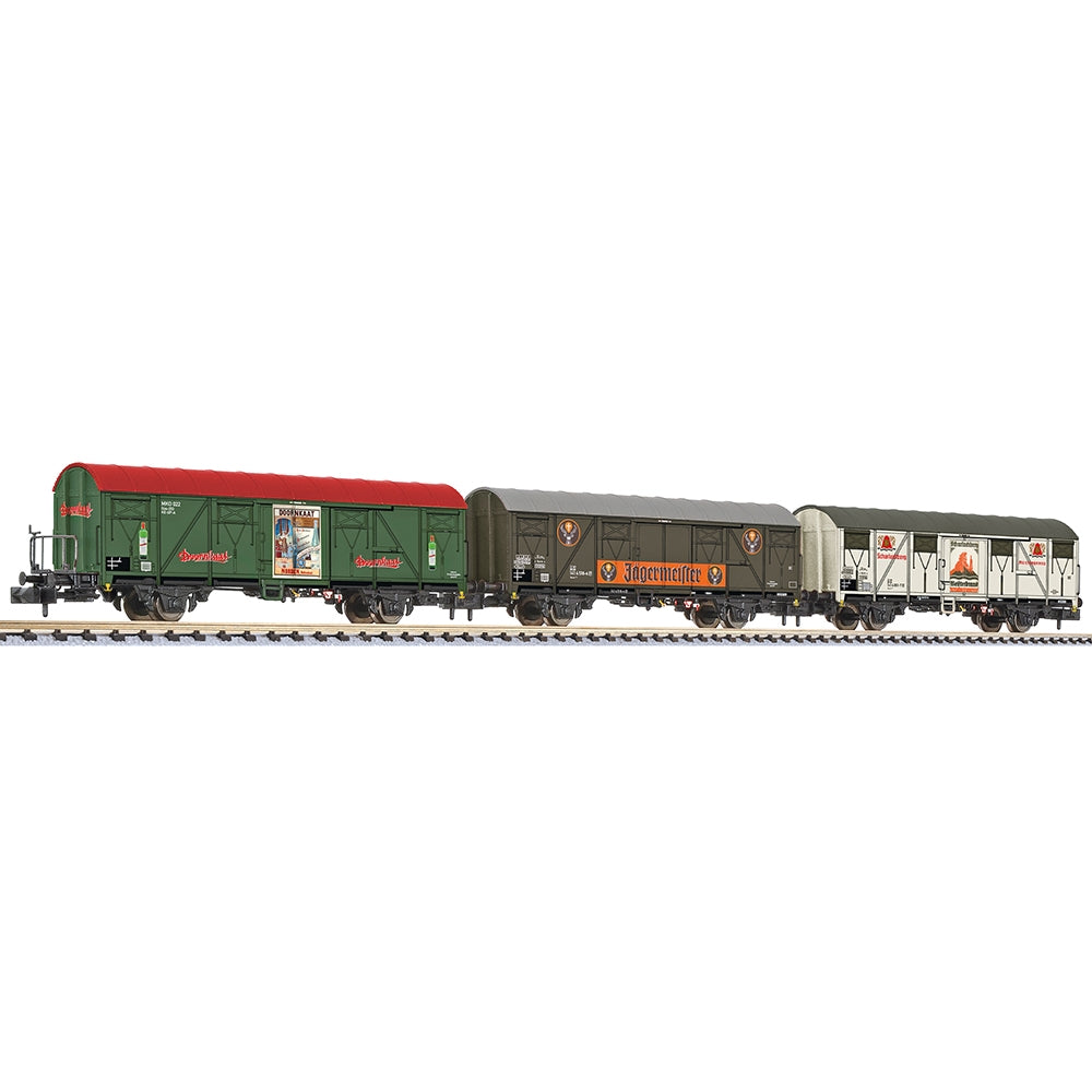 Liliput L260152 3-unit set, Gos-uv 253, "Hochprozentiges", era IV-V N Gauge