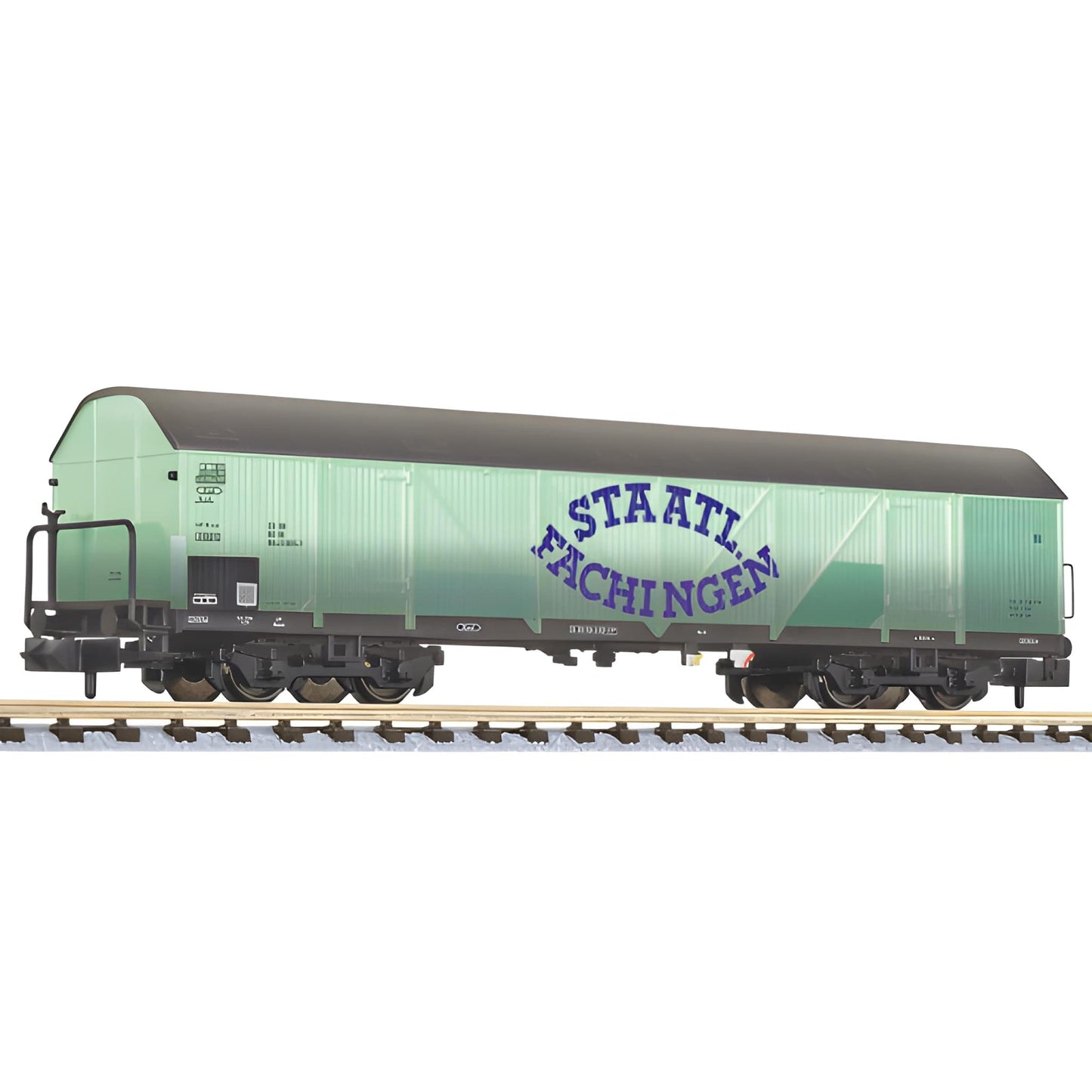 Liliput L265652 4-Axle Refrig Wagon Lachs 417 "STAATL. FACHINGEN" Era IV N Gauge