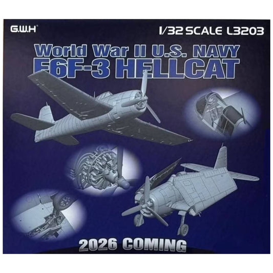 Great Wall Hobby L3203 F6F-3 HELLCAT U.S Navy WWII 1:32 Model Kit