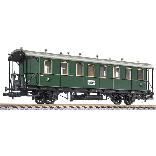 Liliput L334104 Passenger coach, 4th Class, Di 13590, Bad 11, era I HO Gauge