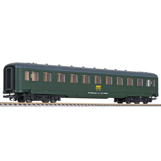 Liliput 334593 Skirted Coach 2. Class, SNCF, Epoche IV, 1967, 1. Nummer HO Gauge