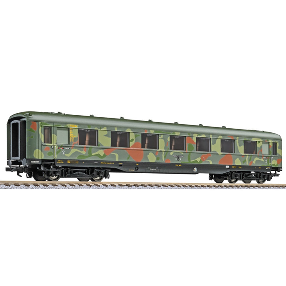 Liliput L336600 Officer Carrier Coach 1st/2nd Class, Era II Camouflaged HO Gauge