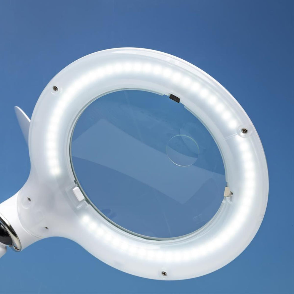 Lightcraft LED Magnifier Table Lamp with Organiser Base LC8098LED