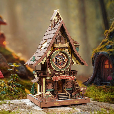 ROKR Cuckoo Clock Mechanical 3D Wooden Model LC901C 435pcs