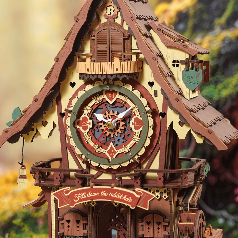 ROKR Cuckoo Clock Mechanical 3D Wooden Model LC901C 435pcs