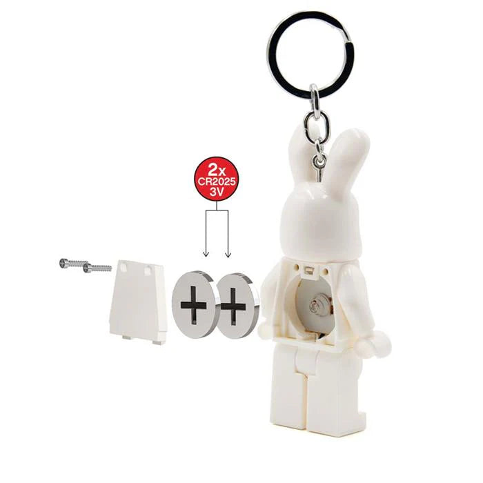 LEGO Keychain LED Light: Minifigures Bunny Suit Guy KE73H
