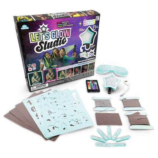 Let's Glow Studio LET00000 Customizable Reflective Fashion Accessories Age 8+