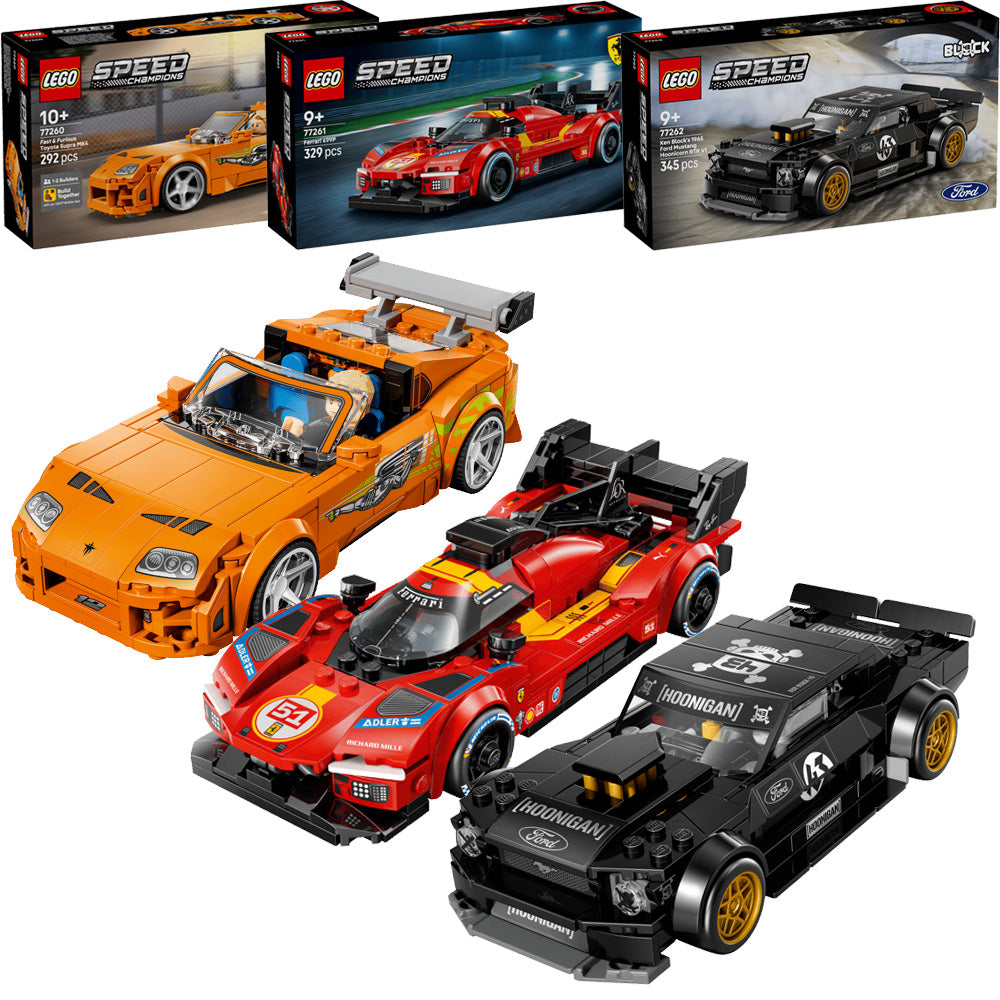 LEGO June 2026 Speed Champions Bundle - F&F Supra, Hoonicorn V1, Ferrari 499P