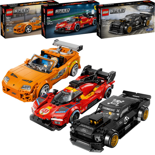 LEGO June 2026 Speed Champions Bundle - F&F Supra, Hoonicorn V1, Ferrari 499P