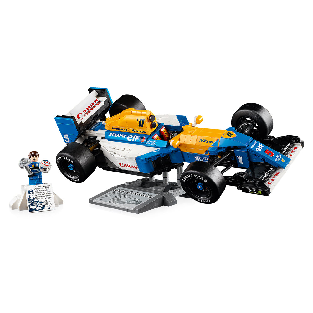 LEGO Icons 10353 Williams Racing FW14B w/Period Correct Sticker Set Bundle