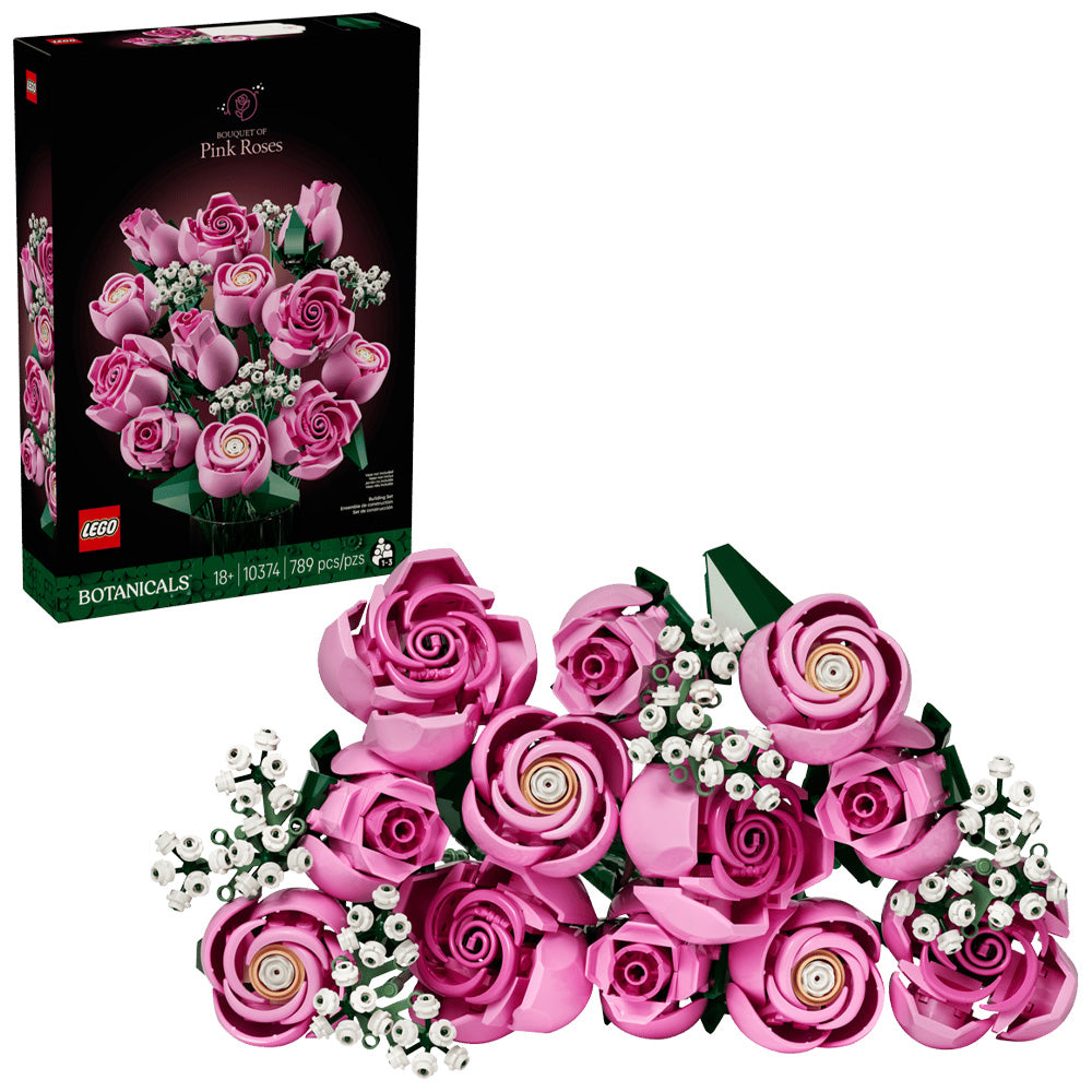LEGO Botanicals 10374 Bouquet of Pink Roses Age 18+ 789pcs