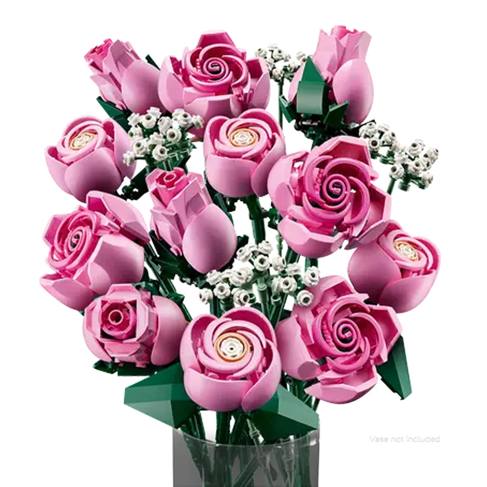 Lego Roses Kit LEGO Botanicals 10374 Bouquet of Pink Roses Age 18+ 789pcs – Jadlam ...