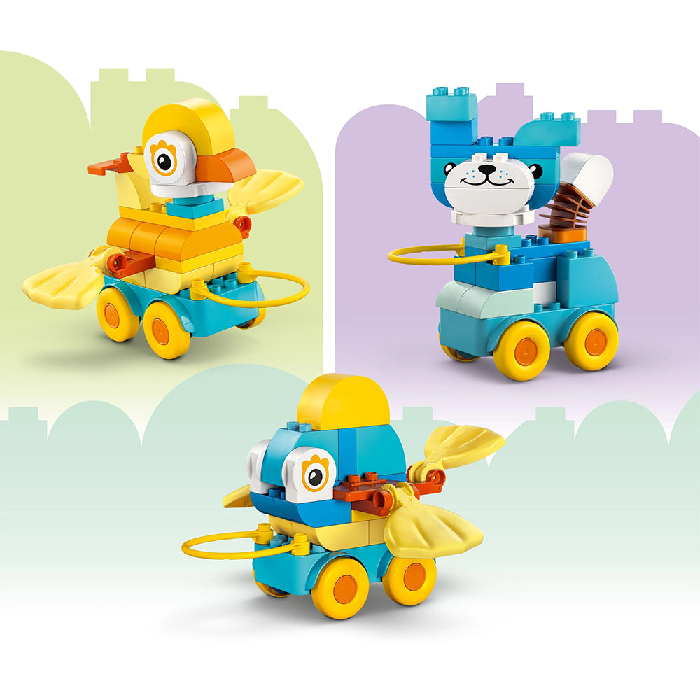 LEGO DUPLO 10448 3in1 Animals on Wheels Age 2+ 58pcs