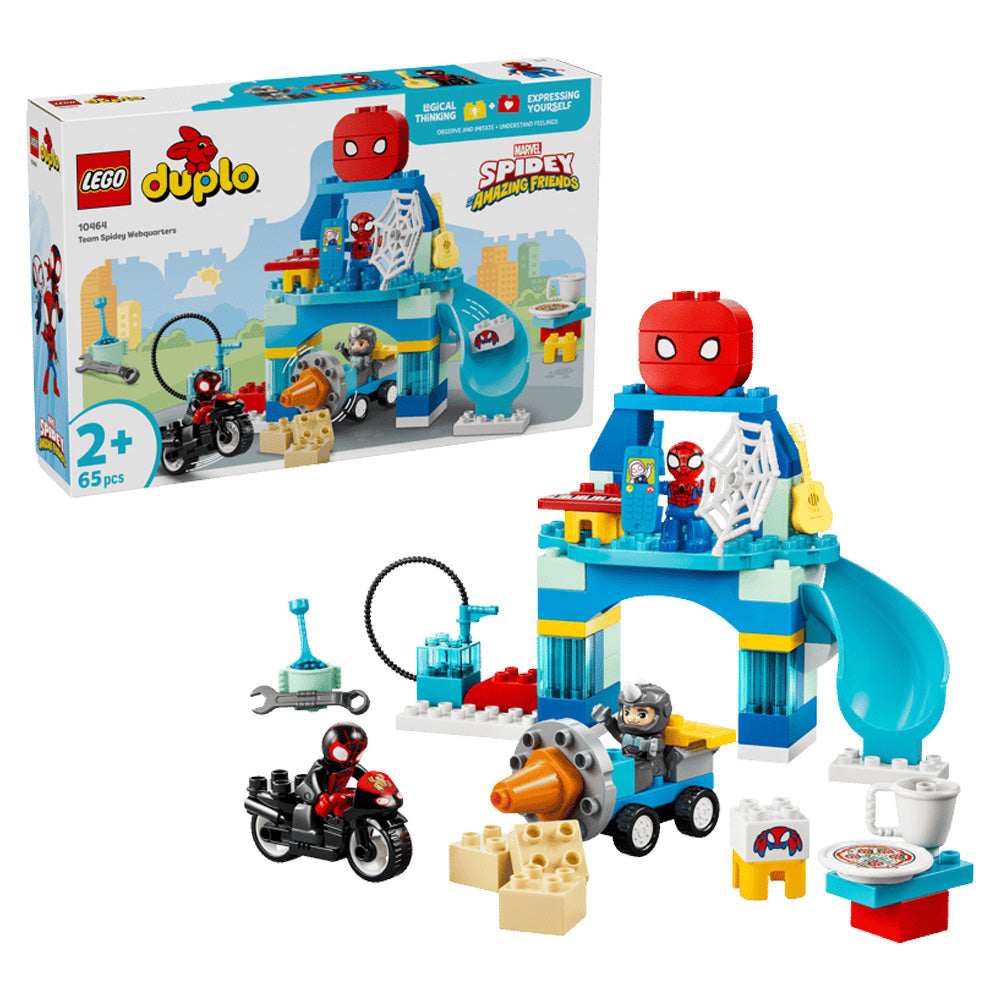 LEGO DUPLO 10464 Team Spidey Webquarters Age 2+ 65pcs