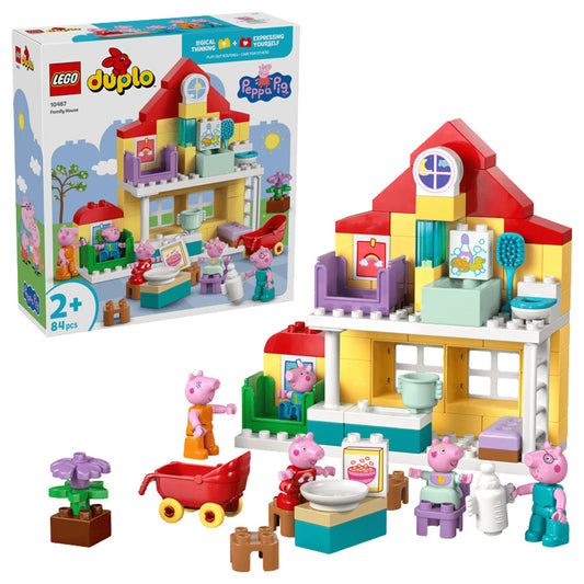 LEGO DUPLO Peppa Pig 10467 Family House Age 2+ 84pcs