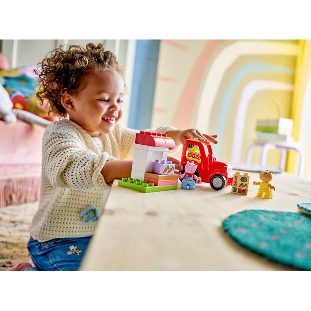 LEGO DUPLO Peppa Pig 10468 Tractor and Market Age 2+ 18pcs