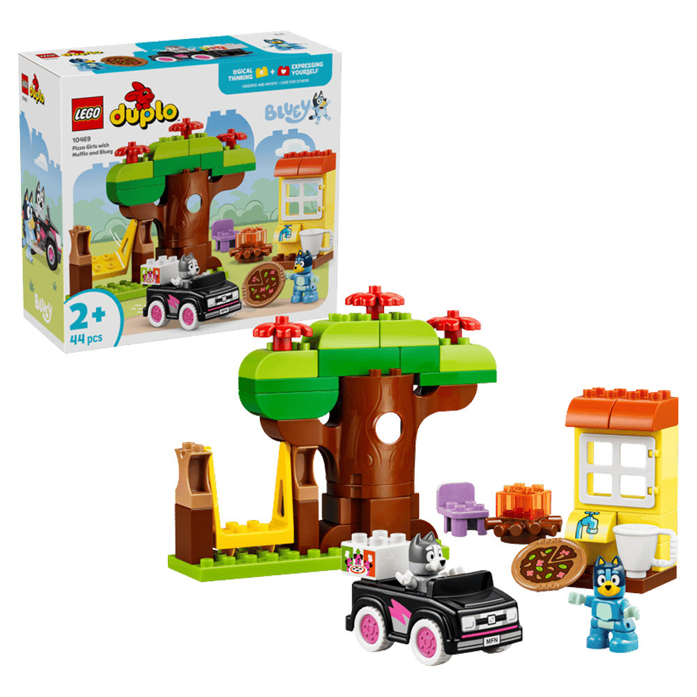 LEGO DUPLO Bluey 10469 Pizza Girls with Muffin and Bluey Age 2+ 44pcs
