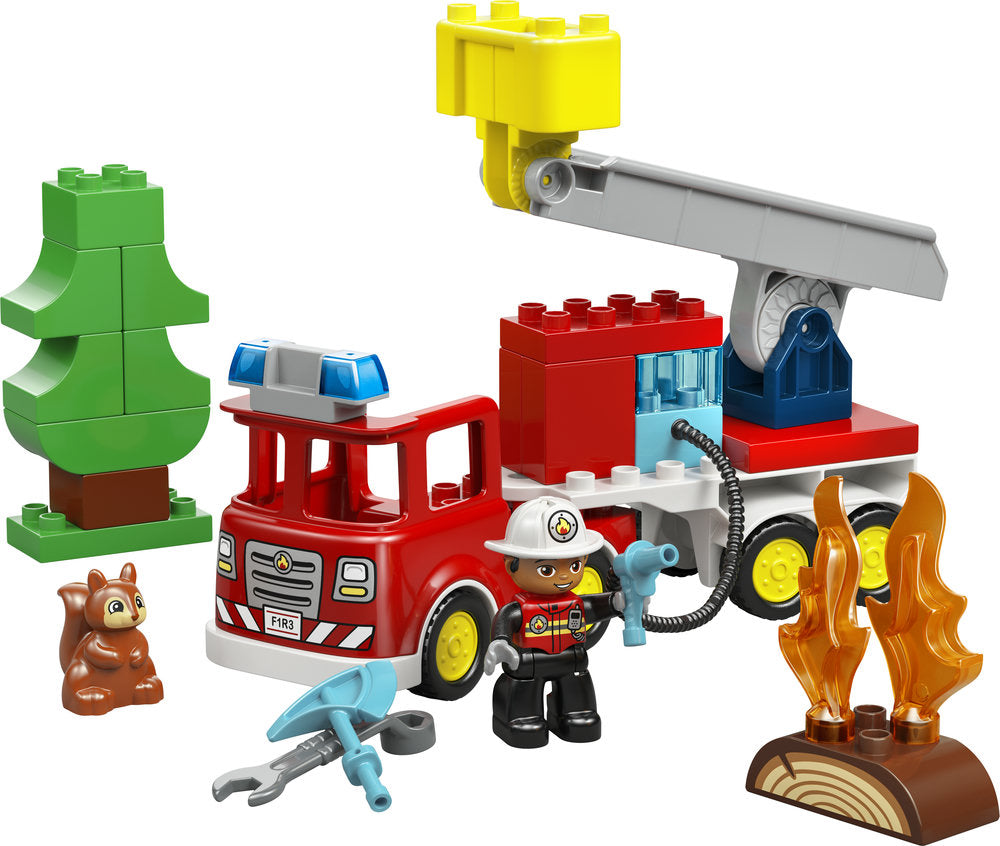 LEGO DUPLO Town 10473 Fire Engine with Hose and Firefighter Age 2+ 28pcs