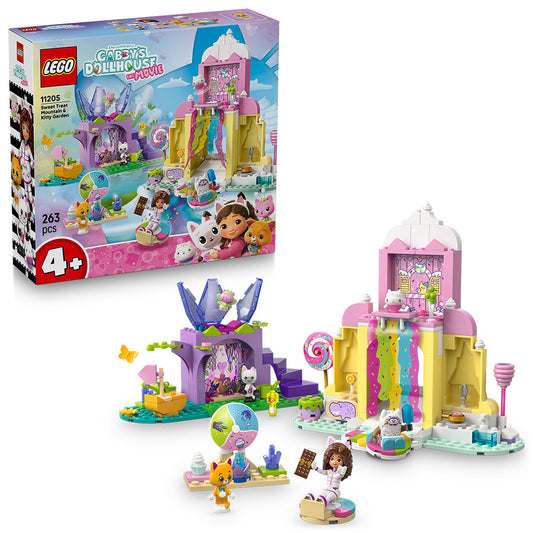 LEGO Gabby's Dollhouse 11205 Sweet Treat Mountain & Kitty Garden Age 4+ 263pcs