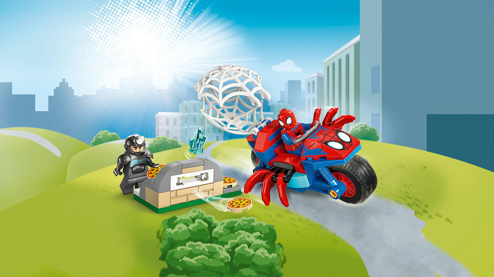 LEGO Marvel 11206 Spidey on his Motorcycle vs. Rhino Age 4+ 61pcs