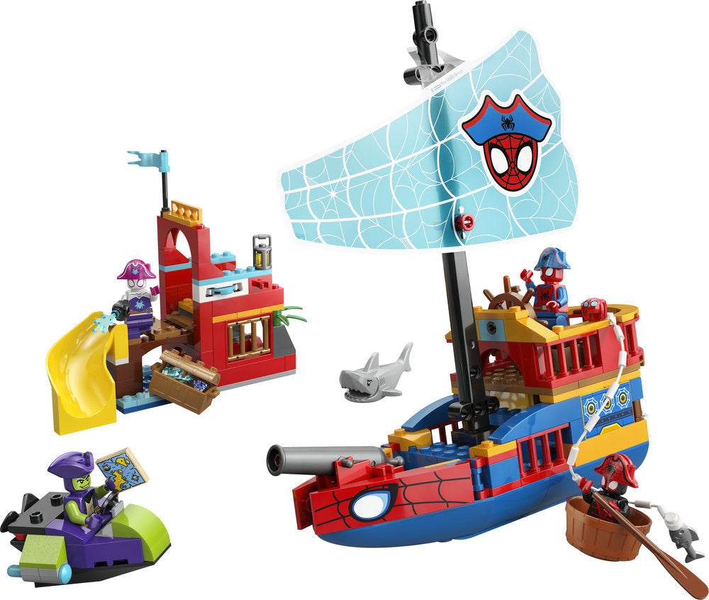 LEGO Marvel 11208 Team Spidey Pirate Ship Age 4+ 201pcs