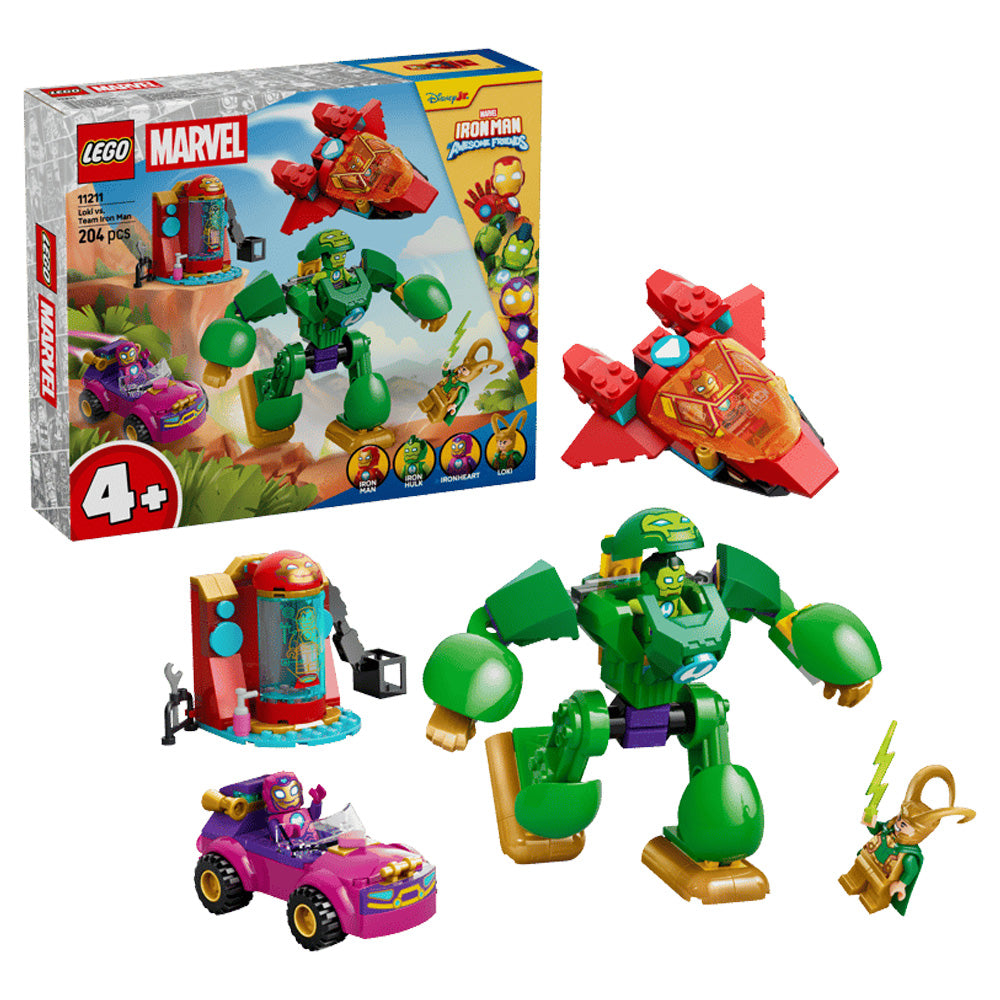 LEGO Marvel 11211 Loki vs. Team Iron Man Age 4+ 204pcs