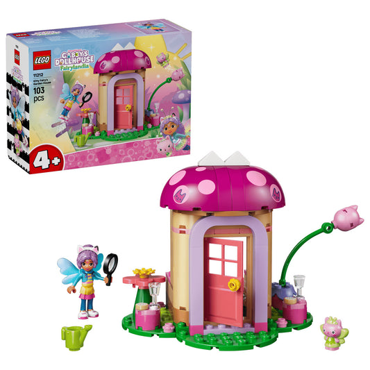 LEGO Gabby's Dollhouse 11212 Kitty Fairy's Garden House Age 4+ 103pcs