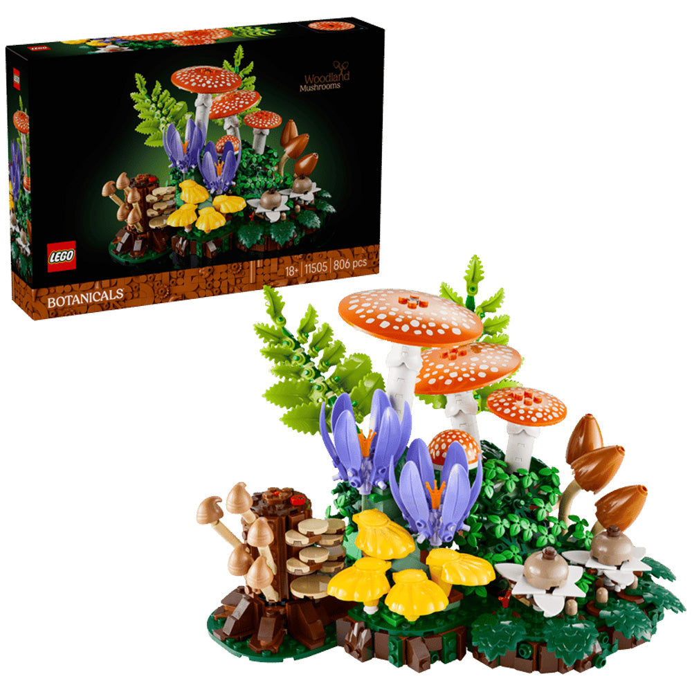 LEGO Botanicals 11505 Woodland Mushrooms Age 18+ 806pcs