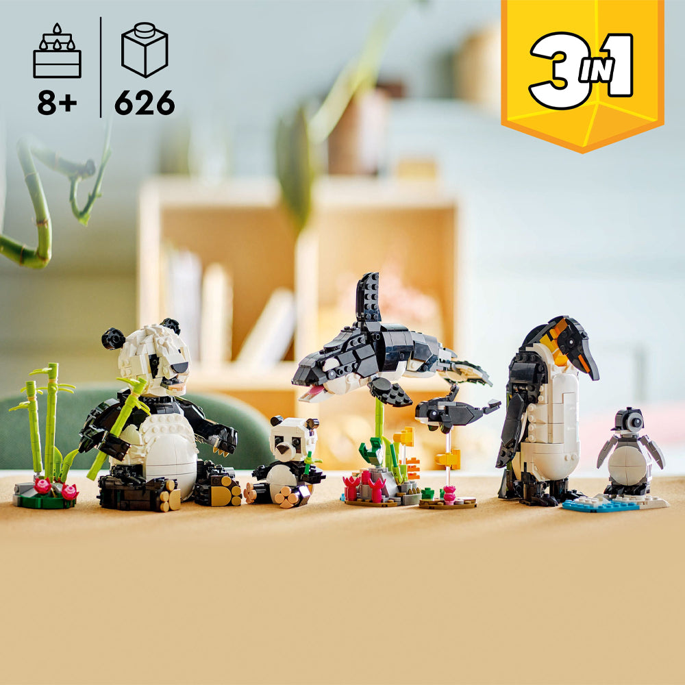 LEGO Creator 31165 Wild Animals: Panda Family Age 8+ 626pcs
