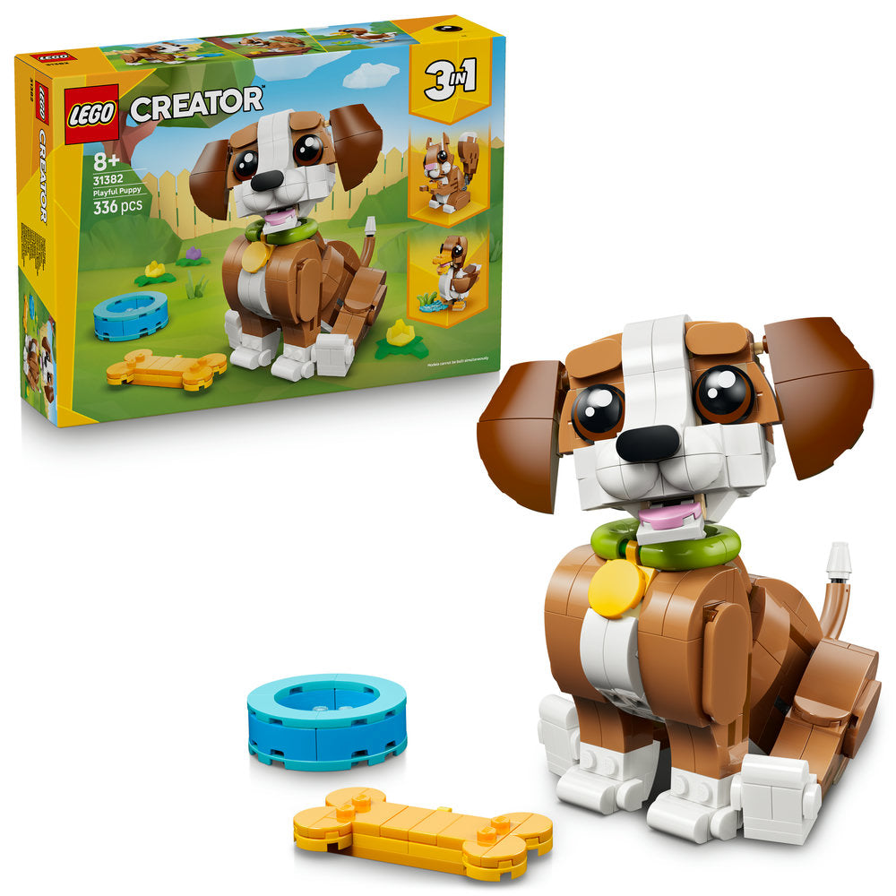 LEGO Creator 31382 Cute Animals: Playful Puppy Dog Age 8+ 336pcs