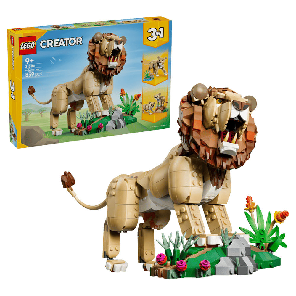 LEGO Creator 31386 Wild Animals: Majestic Lion Age 9+ 839pcs