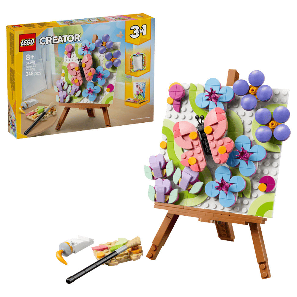LEGO Creator 31390 Floral Art Decor Painting Age 8+ 348pcs