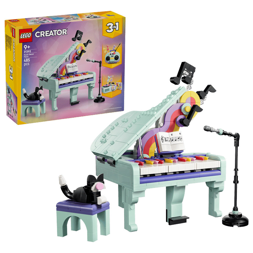 LEGO Creator 31392 Music Decor Piano with Cat Age 9+ 485pcs