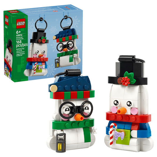 LEGO 40812 Snowman Ornaments Age 6+ 168pcs