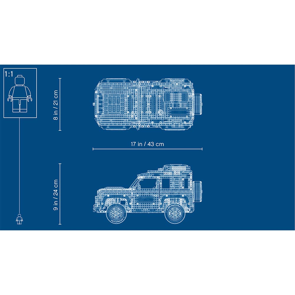 LEGO Technic 42110 Land Rover Defender Age 11+ 2573pcs