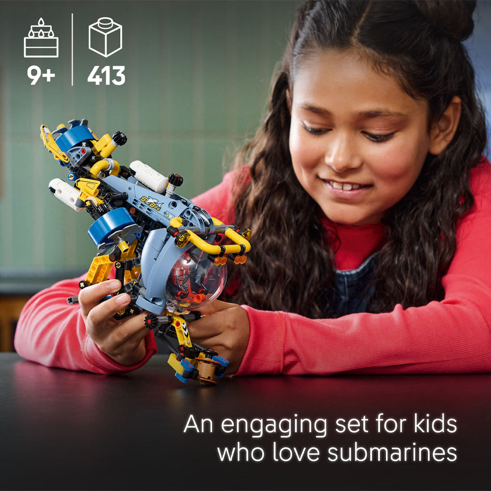 LEGO Technic 42201 Deep-Sea Research Submarine Age 9+ 413pcs