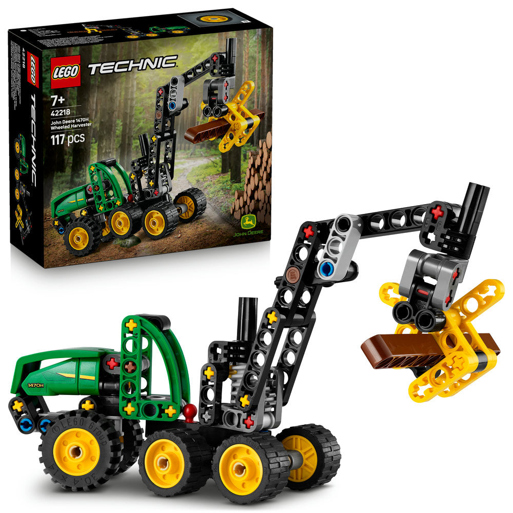 LEGO Technic 42218 John Deere 1470H Wheeled Harvester Age 7+ 117pcs