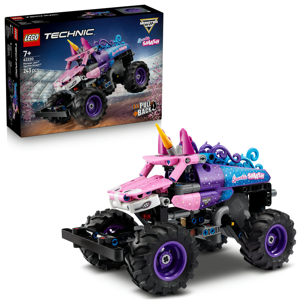 LEGO Technic 42220 Monster Jam Sparkle Smash Pull-Back Age 7+ 243pcs